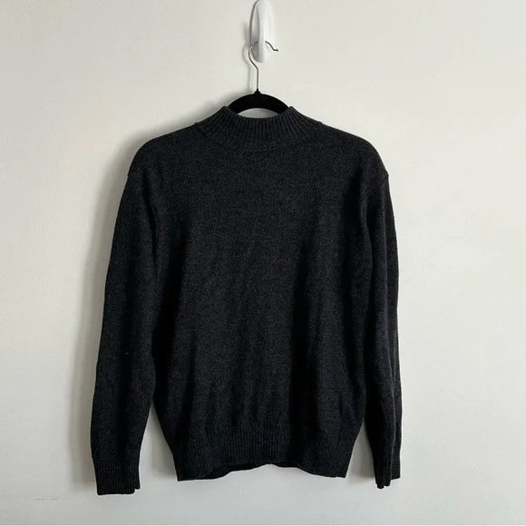 Peter Millar Black Cardigan Sweater